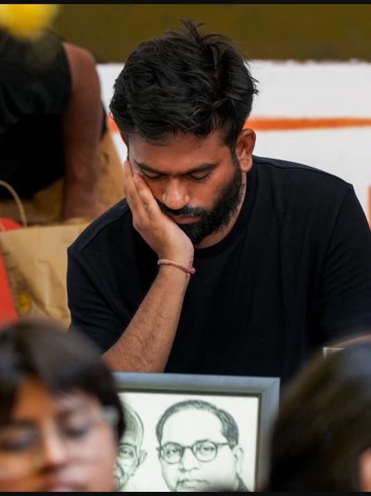 Portrait of Abhijeet Dipke, founder of the Cockroach Janta Party